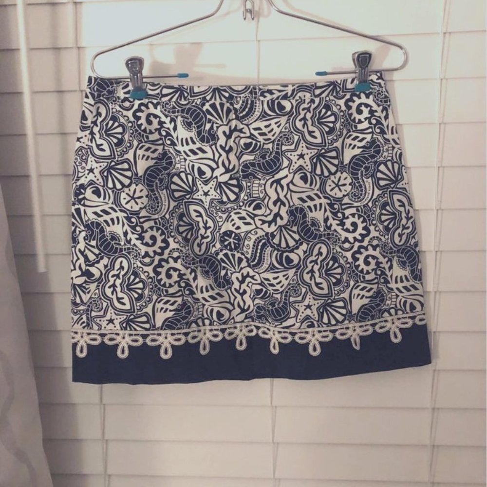 Vineyard Vines Navy mini skirt